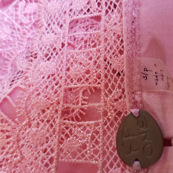 Free People Pnk Lace Sleeveless Mini Dress Size S - Picture 8 of 8